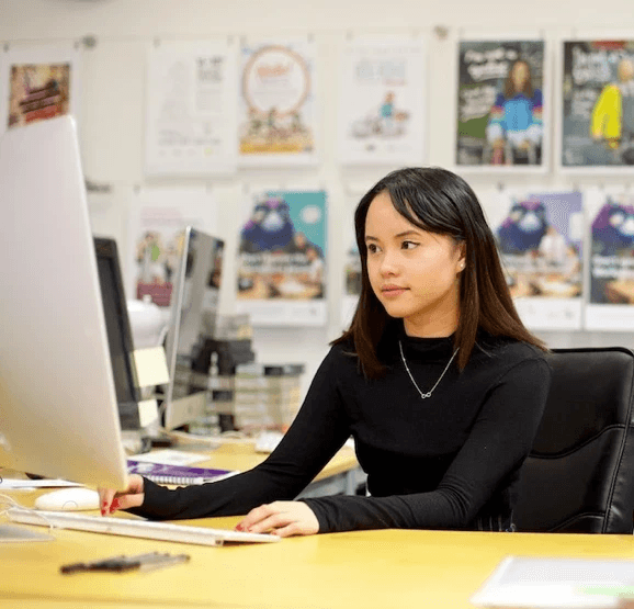 Diva Creative agency logo representing Pauline's first Software Engineer internship in 2014, secured after creating the GivaLiva organ donation campaign with hand-drawn sketches and website design